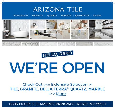 The Showroom Consultant assists as a "design consultant" assisting retail customers in selecting the <b>tile</b> and granite products that will achieve their design and durability objectives. . Arizona tile reno